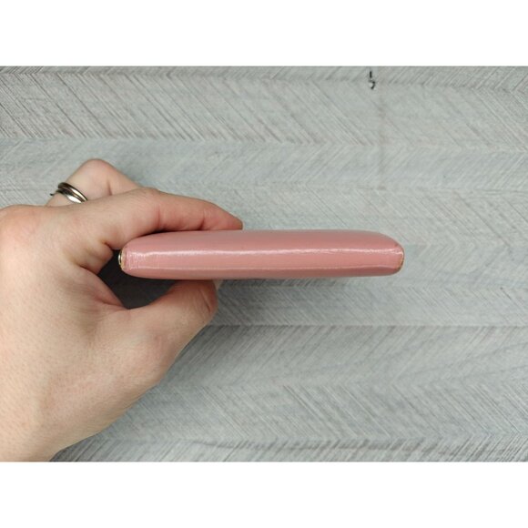 Vintage Princess Dore Pink Cowhide Coin Purse Wallet Kiss Lock Western Germany - Picture 9 of 10